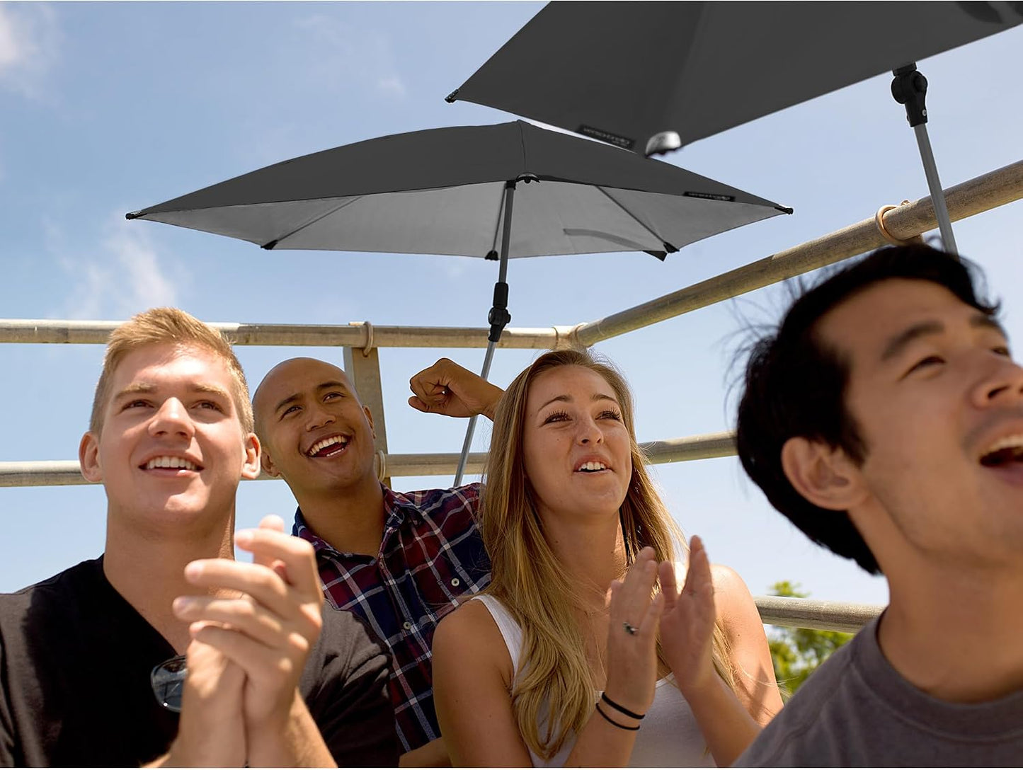 Sport-Brella Versa-Brella – Tragbarer Schirm mit Klemmhalterung, UPF 50+